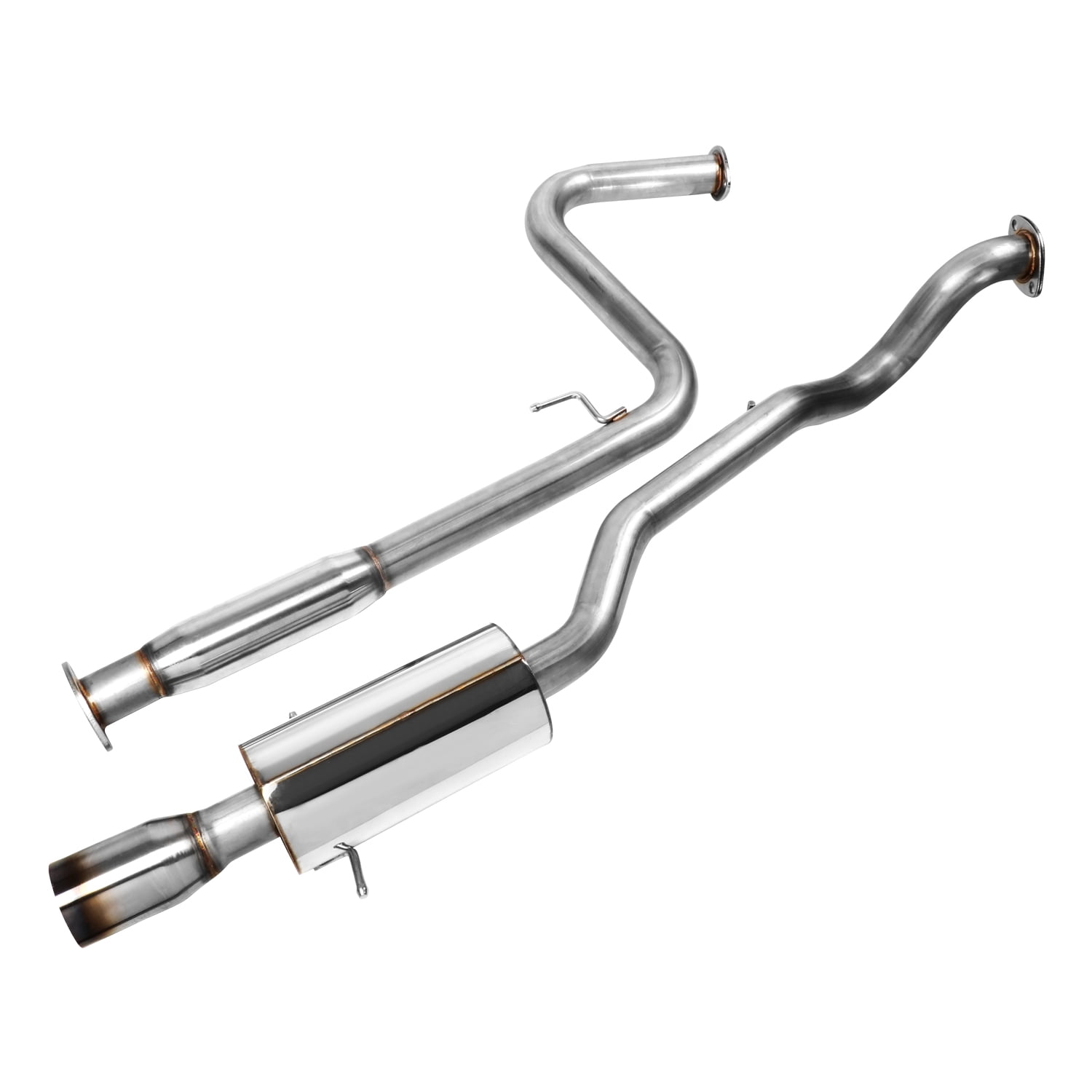 DNA Motoring For 05-10 Chevy Cobalt LS LT LTZ 2.2L Racing Cat-Back Exhaust 3.5" Muffler Burnt Tip