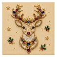 thumbnail image 7 of Pearl Diamond Painting, Christmas Bird Pearl Painting Kit with Frame, 3D Pearl Diamond Art Craft for Adults & Beginners, DIY Diamond Art Kits with Frame, Christmas Wall Art Decor Gift, 7.87in, 7 of 7