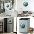 thumbnail image 4 of Curb-N-Sign® Wall Decal Porthole, Super Reflective 3D Wall Sticker Peel and Stick Decor, 12 Month Warranty ( Penguin, 9" Diameter), 4 of 6