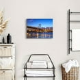 thumbnail image 6 of Philadelphia Skyline at Dusk Wall Art Night Franklin Bridge Canvas Wall Decor for Living Room Bedroom USA City Picture Cityscape Panoramic Prints Downtown Skyscraper Artwork Home Decoration 12x16", 6 of 6
