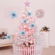 thumbnail image 5 of Cateissary Paño Árbol de Navidad Decorativo Flor falsa Moda Brillante Home Park Party Simulación artificial Festival Flores Kits de decoración para fiestas Azul Cateissary JR1170-04, 5 of 6