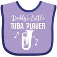 thumbnail image 3 of Inktastic Future Tuba Player (Daddys Little) Boys or Girls Baby Bib, 3 of 4