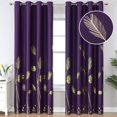 thumbnail image 1 of Cortinas Estelar Textiler, 132 x 259 cm, color morado, opaco térmico, 1 of 9