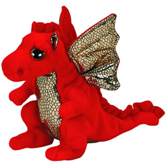 Legend 2015 Ty Beanie Babie Red Plush 7in Long Dragon Beanbag Toy MWMT 41146 for sale online 