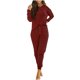 thumbnail image 2 of Puntoco Otoño Moda Mujer Casual Cómodo Cuello Redondo Botón Manga Larga Cintura Elástica Botón Bolsillo Pantalones Conjuntos Puntoco Puntoco-1803, 2 of 7