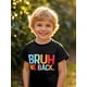 thumbnail image 1 of Bruh We Back Kids Toddler Boys Girls Back to School T-Shirt Kindergarten Primary Student First of School Tee Top, 1 of 7