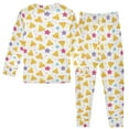 thumbnail image 3 of Boys Pajamas Girls Pajama Cute Cheese Cute Comfortable Cotton Two-piece Pajama Set, 3 of 7