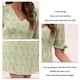 thumbnail image 5 of Vestido de manga corta,Vestido de mujer Vestido con cuello en V y lazo Vestido de verano Rendimiento probado, 5 of 6