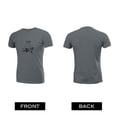 thumbnail image 2 of Coolnut Men's T Shirt Odor Protection Short, Koala Flying On The Rocket Mens Short Sleeve Tees, Grey Crew-Neck Casual Tee Shirts, L, 2 of 6