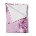 thumbnail image 2 of Easter Bunny Soft Flannel Fleece Throw Blanket, Grey Easter Rabbit Surrounded by Lilac Flowers Fresh Spring Time, Cozy Plush for Indoor and Outdoor Use, 70" x 90", Lilac Multicolor, by Ambesonne, 2 of 5