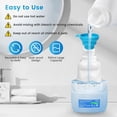 thumbnail image 6 of Abeden Refillable Bottle for swif--fer Wet Jet Mop - 500ML Leak-Proof HDPE Empty Cleaner Solution Bottle with 5 Silicone Gaskets & 1 Funnel Wood Care & Pet Safe, Eco-Friendly, 6 of 7