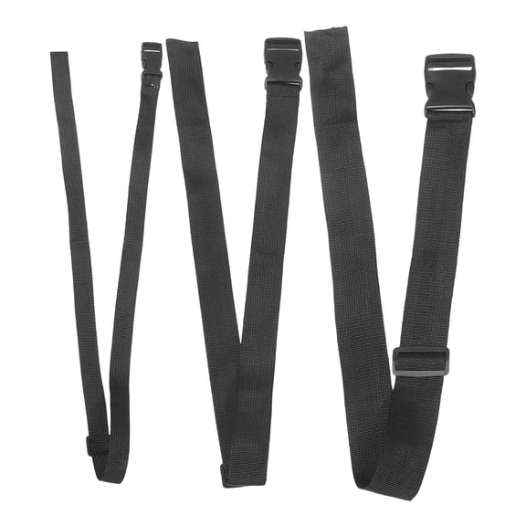 Pawsdot Belt Bag Extender Strap, Black Nylon, Durable and Easy to Use, 3Pcs