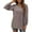 Khaki, variant on TEMOFON Long Sleeve Shirts for Women Fall Tops V Neck Blouses Casual Lightweight Pullover Sweatshirts for Women Tunic Tops Dressy Puff Sleeve Solid Color Black Size XL
