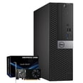 thumbnail image 3 of Dell OptiPlex Computer Desktop Intel Core i7-6700 3.40 GHz 16GB RAM 1TB SSD New 24 Inch FHD Monitor GeForce GT1030 2GB Win 10 Pro Wi-Fi Gaming PC Keyboard & Mouse HDMI (Refurbished), 3 of 4