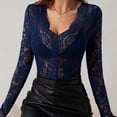 thumbnail image 5 of Womens 3/4 Length Sleeve Tops Crewneck Casual Plus Size Summer Shirts Loose Fit Three Quarter Sleeve Blouses, 5 of 6