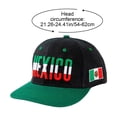 thumbnail image 2 of Jiibva Mexican Embroidered Baseball Cap Unisex Mexican Flag Hip Hop Hat Mexican Outdoor Recreational Sports Cap, 2 of 7