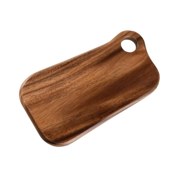 Tabla de cortar de madera Bandeja para servir alimentos Tabla de cortar Bandeja para servir queso Pequeña Nuez L