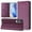 Darkpurple, variant on for Samsung Galaxy S25 Edge Wallet Case PU Leather Folio Flip Cover with RFID Blocking Credit Card Holder, Kickstand Protective Shockproof Cover for Samsung Galaxy S25 Edge Purse Case, Black