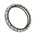 thumbnail image 2 of Fotbe Patchwork In Country Style Steering Wheel Cover Universal 15 in Car Accessories for Men Women,Steering Wheel Protector Comfortable Protective Case for SUV Sedan Decor, 2 of 8
