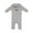AC-Heather Grey, variant on My Dad Graduated and I'm Super Proud Baby Romper Coveralls