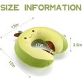 thumbnail image 4 of Jinsinto Airplane Pillow Chin Neck Support, Head Tilt Memory Foam Insert, Removable Washable Plush Cover, Neck Closure, 4 of 5