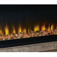 thumbnail image 4 of Signature Design by Ashley Wide Electric Fireplace Insert with Remote, Black, LED Flame Heater with Crystals and Stones, Heats up to 1,000 sq ft, 4 of 7