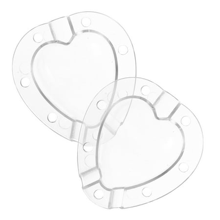

2 Sets Tomato Tomatoes Ornament Mold Heart Shaped Multi-function Fruit Transparent Forming Stereotypes Plastic