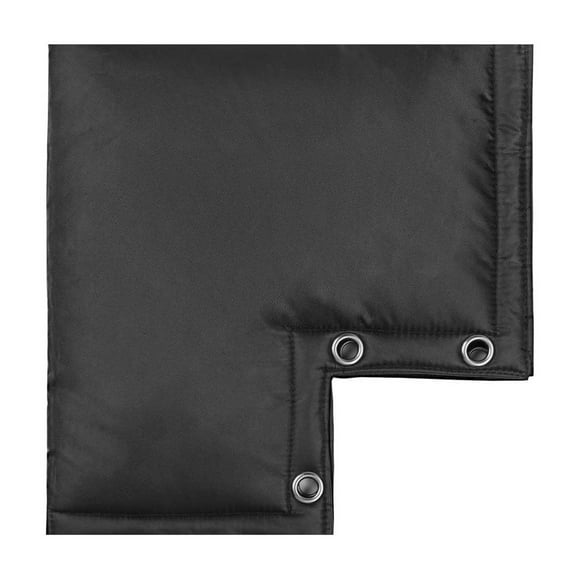 Cubierta antirretorno para todas las estaciones para pozos de agua y aspersores contra las duras condiciones invernales y el sol 12" x 13" Negro