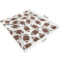 thumbnail image 4 of Brown Footballs Pattern Blanket,Comfortable Soft Lamb Wool Throw Blanket,All Season,Warm Lightweight Blankets for Sofa Bed Couch Living Room Chair,50"x60", 4 of 4