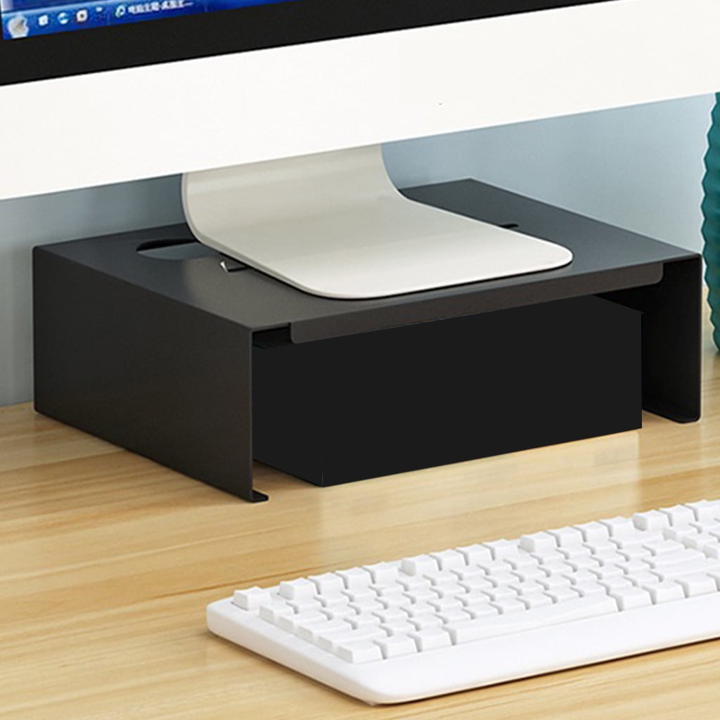lanema Metal Monitor Stand, Riser, Computer, Universal, Desktop Stand, Stand Organizer for Home & Office