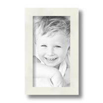 ArtToFrames 5" x 9" White Picture Frame, 5x9 inch White Wood Poster Frame (WOM-5140)