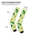 thumbnail image 2 of Compression Socks For Women And Men - Cute Avocado Green Compression Socks Circulation For Workout, 2 of 2