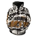 thumbnail image 1 of Sudadera con capucha y cremallera para hombre, diseño de coche clásico de dibujos animados, unisex, informal, con estampado 3D, de manga larga y gran tamaño, estilo Harajuku, 1 of 6