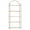 Gold - 5 Tier, variant on Hzuaneri 4-Tier Bookcase Bookshelf, Tempered Glass Bookshelves, Slim Shelving Unit for Bedroom, Bathroom, Home Office, Steel Frame, Gold, 48in Tall