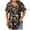 Black, variant on TOWMUS V-Neck T-shirts for Women Petal Sleeve Tunic Tops Summer Casual Womens Shirts