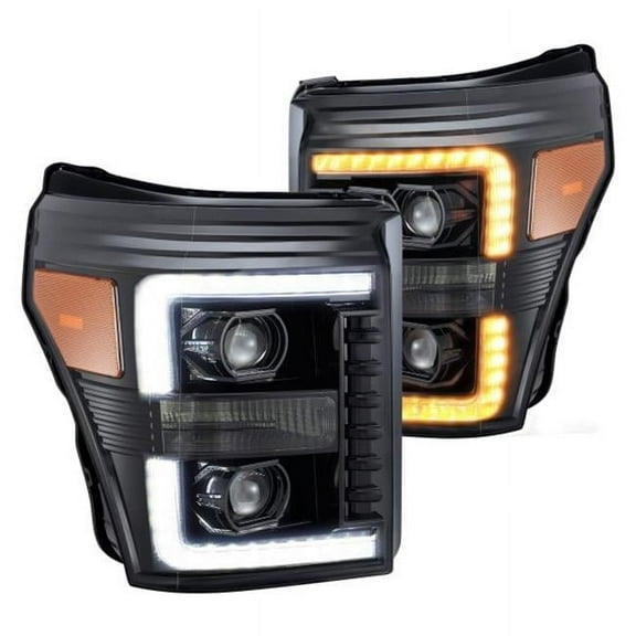 Alpharex Pro 20 Series Projector Headlights for 2011-2016 Ford F250, F350, F450 & F550 Super Duty