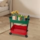 thumbnail image 5 of Zapatero para armario, sala de estar, carrito para refrigerios y frutas, estante de almacenamiento móvil multifuncional de dos niveles, estantería para bebés, baño y cocina, estante de almacenamiento, 5 of 6