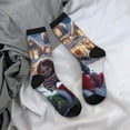 thumbnail image 7 of Lsque Chucky Printed Men's Crew Socks, Soft Durable Breathable Moisture-Wicking with Odor Control Cotton socks, 7 of 7