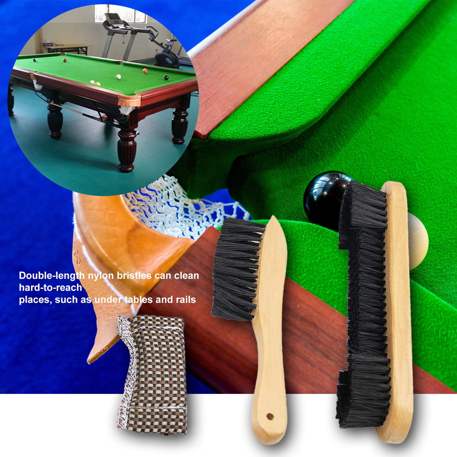 Details about   Pool Table Brush Snooker Table Tool Snooker Table Cleaner Tool with Plastic 