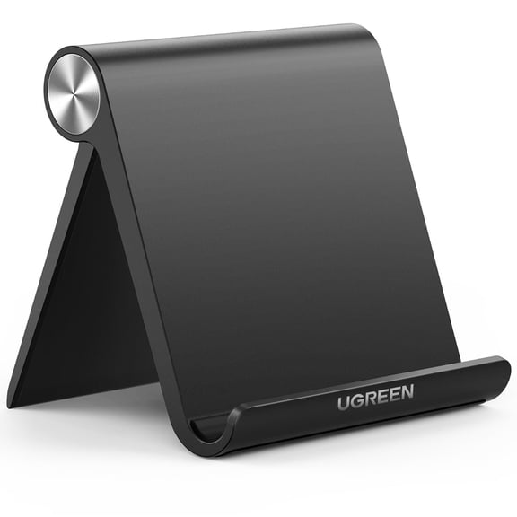 UGREEN Desk Tablet Stand, Adjustable and Durable Holder Compatible for iPad, Compact and Foldable,  Free your hands