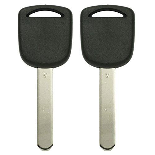 2 Pack Keyless2Go Replacement for New Uncut PK3 Transponder Ignition Car Key B107 PT04 
