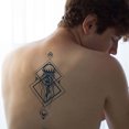 thumbnail image 4 of Los tatuajes semipermanentes duran 1-2 semanas, tatuaje temporal de 8 hojas, para adultos, hombres, mujeres, niñas y niños, 4 of 6