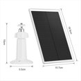 thumbnail image 3 of 6W 5V Cabezal Solar USB Panel Fotovoltaico Tablero de Carga de Vigilancia de Seguridad de Bajo Consumo Impermeable para Exteriores, -B, 3 of 5
