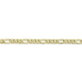 thumbnail image 3 of 10K Yellow Gold 3.5mm Semi-Solid Figaro Chain 24 IN, 3 of 6