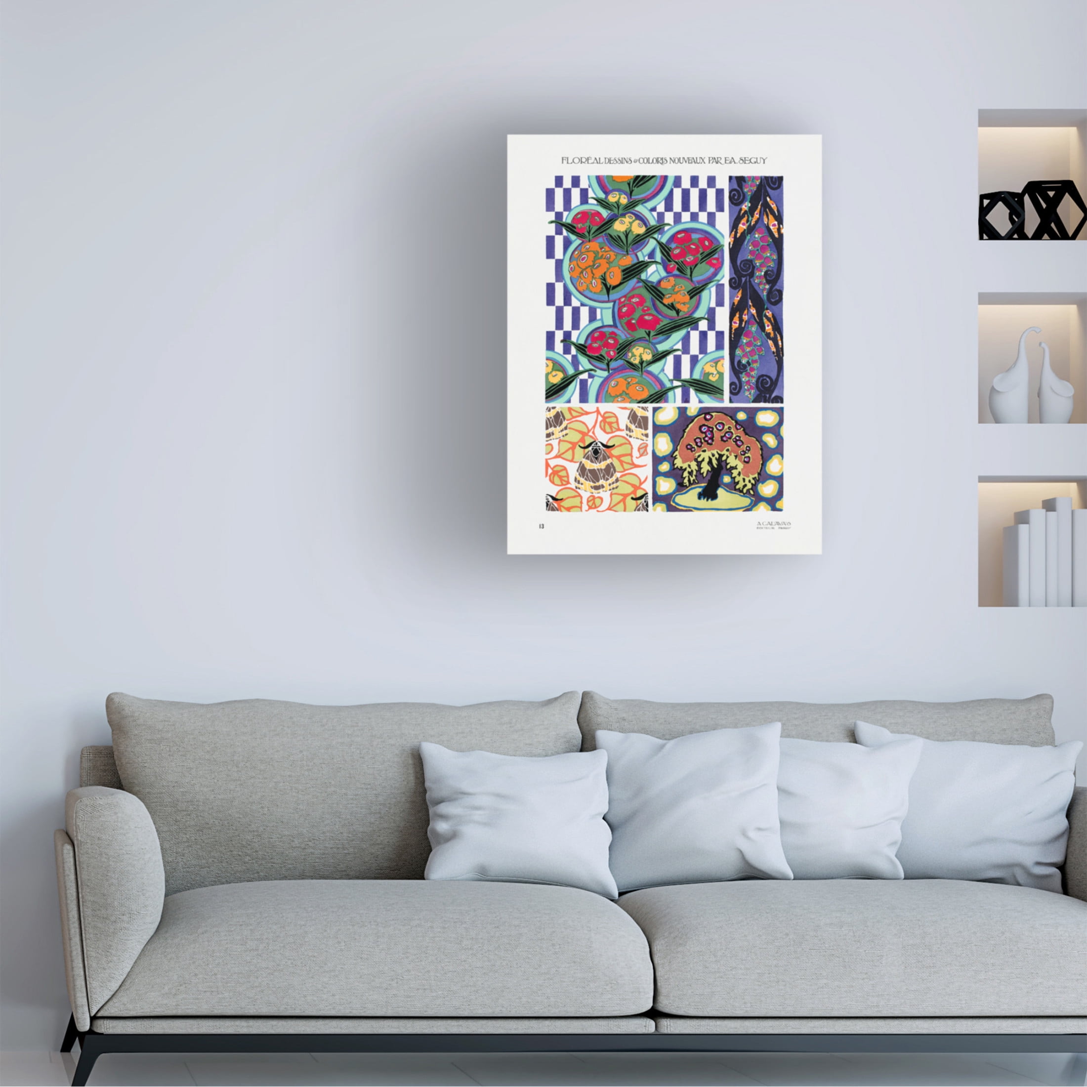 Trademark Fine Art Pictufy Pattern 13 Canvas Wall Art