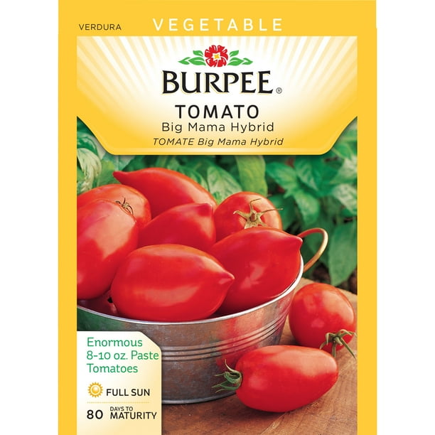 BurpeeTomato, Big Mama Hybrid Seed Packet