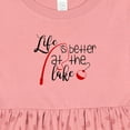 thumbnail image 4 of Inktastic Life is Better at the Lake Fishing Pole with Bobber Girls Baby Dress, 4 of 5