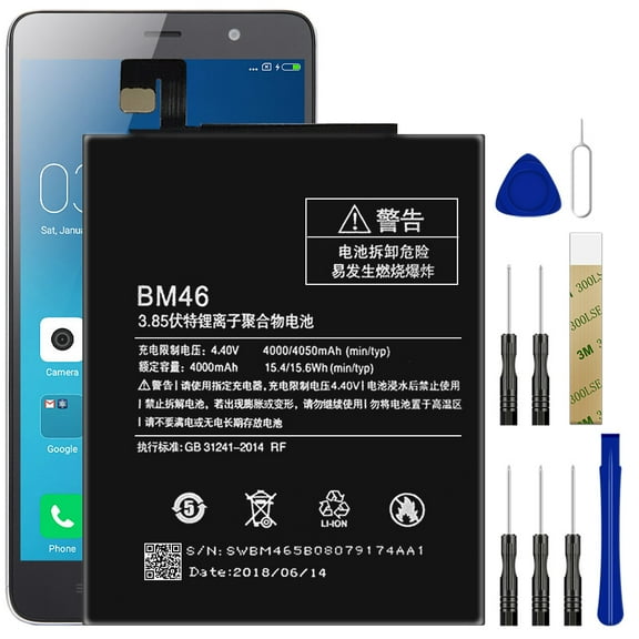Replacement BM46 Battery Tools For Xiaomi Redmi Note 3/Note 3 Pro