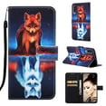 thumbnail image 1 of Phone Case for Galaxy A01,Folding Flip Leather Wallet Shockproof Protective Cover with Card Slots Kickstand Magnetic Closure Cute Girls Women Cover for Samsung Galaxy A01, Fox, 1 of 7