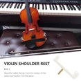 thumbnail image 3 of CTIRCHIU 2Pcs Lightweight Yellow Latex Shoulder Rest for Violin with Portable and Adjustable Claws, 3 of 8